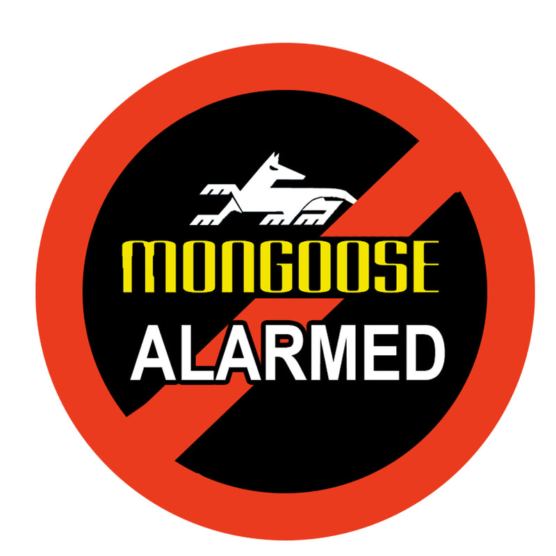 Load image into Gallery viewer, SET OF TWO MONGOOSE EXTERNAL WINDOW STICKERS
