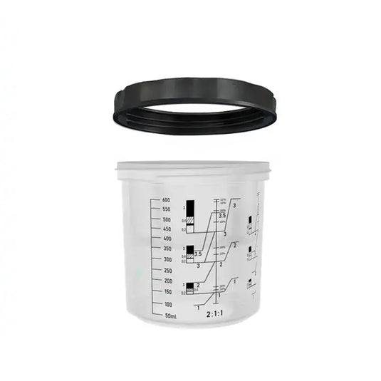 HANSPRAY SPEEDY PAINT SYSTEM 400ML REPLACEMENT HARD OUTER CUP & COLLAR SINGLE UNIT