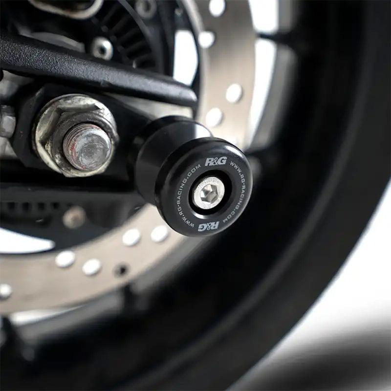 Load image into Gallery viewer, Cotton Reels for the Triumph Speed 400 24- Scrambler 400 X 24- Black R&amp;G
