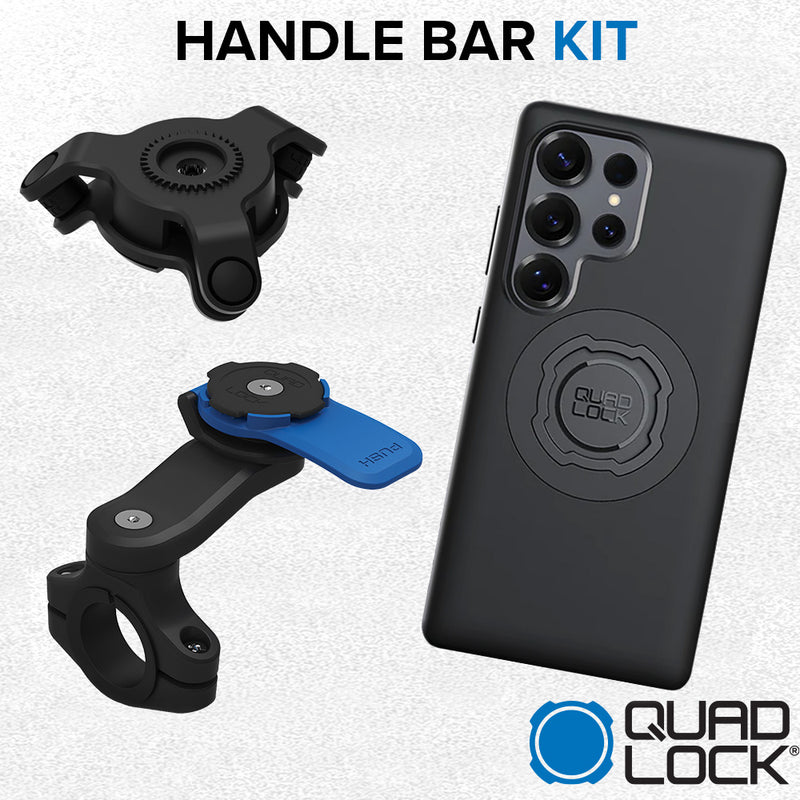 Load image into Gallery viewer, Samsung Galaxy S25 Ultra Handlebar Mount Kit Quad Lock
