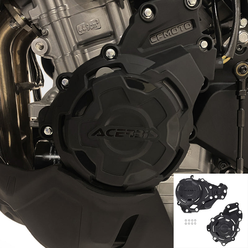 Load image into Gallery viewer, ACERBIS X-Power Engine Case Cover Kit Black - CF-Moto 450
