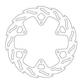 Load image into Gallery viewer, BRAKE DISC REAR MOTO MASTER FLAME 245MM YAMAHA
