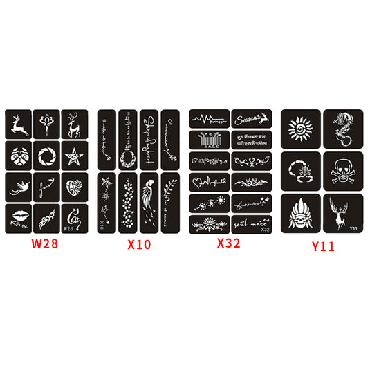 FORMULA AIRBRUSH WATERPROOF STENCIL BOOK 20PG