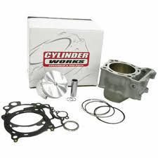 CYLINDER WORKS CYLINDER KIT 77MM CYLINDER TOP GASKET SET AND VERTEX PISTON KIT KAWASAKI KX250F 2010