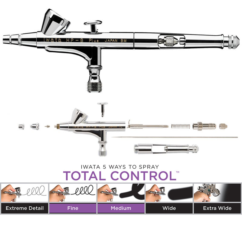 Load image into Gallery viewer, IWATA GRAVITY AIRBRUSH HIGH PRECISION PLUS 0.2MM H2001

