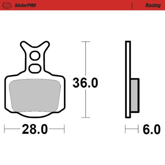 BRAKE PADS FRONT AND REAR MOTO MASTER PRO SINTERED GAS GAS HUSQVARNA KTM