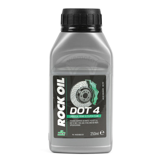 BRAKE FLUID DOT 4 ROCK OIL 250 MLS