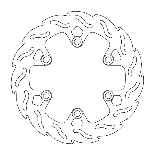 BRAKE DISC REAR MOTO MASTER FLAME 230MM HUSQVARNA KTM