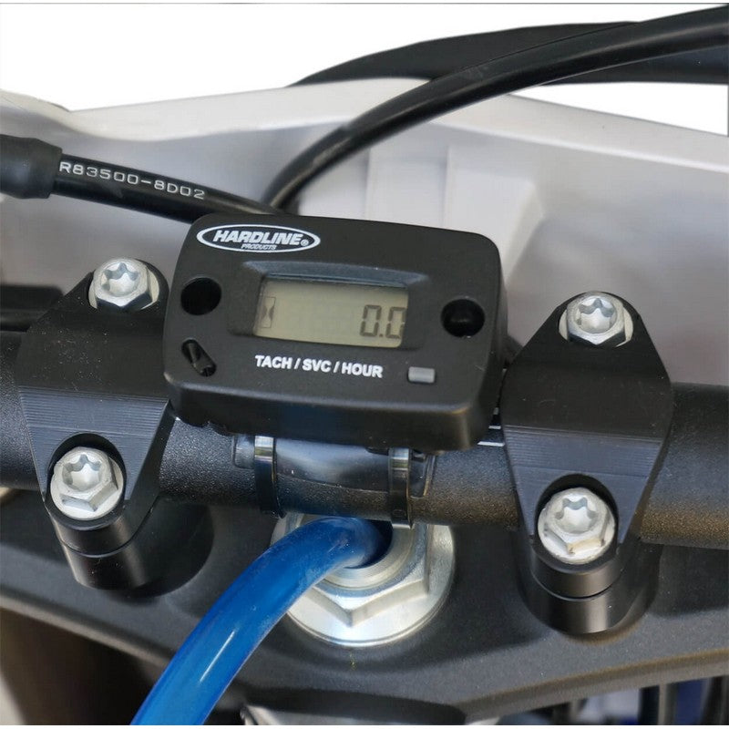 Load image into Gallery viewer, MULTIMETER MOUNT BRACKET FOR HANDLEBAR OR TUBE INSTALLATION OF HARDLINE PRODUCTS HOUR METERS.
