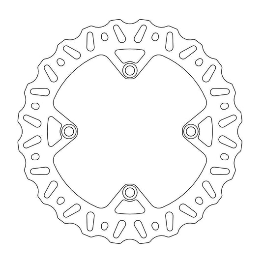 BRAKE DISC REAR MOTO MASTER NITRO HUSQVARNA FLAME