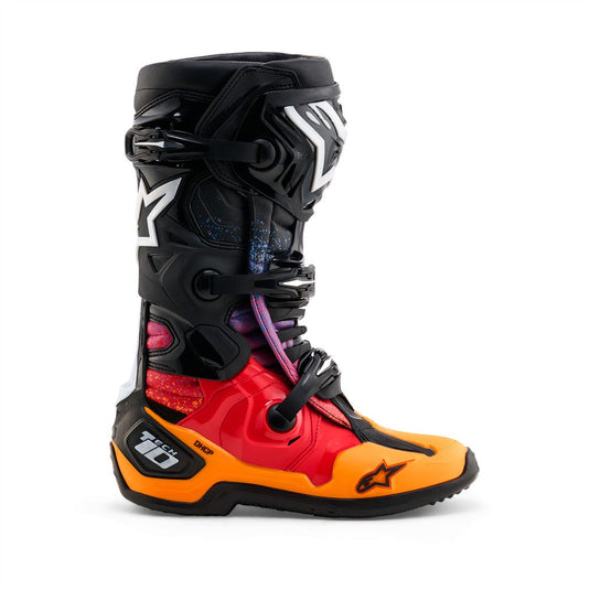 Alpinestars Tech-10 Black Hole Limited Edition MX Boots Black Burst
