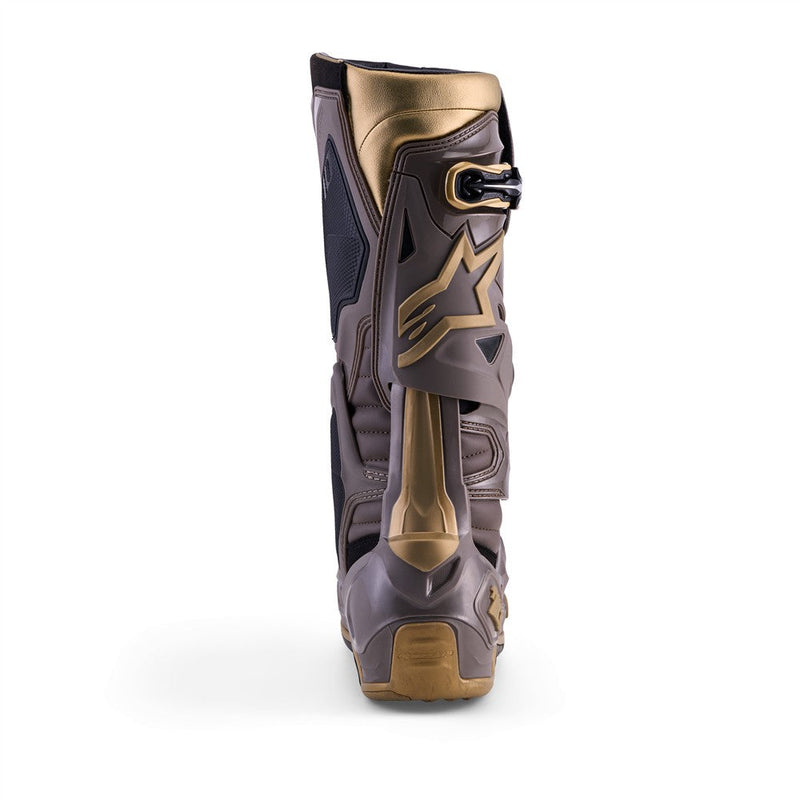 Load image into Gallery viewer, Alpinestars Tech-10 Limited Edition Air Gold MX Boots Earth Brown/Gold
