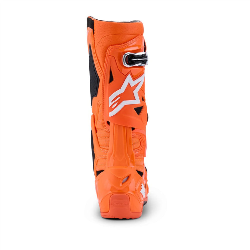 Load image into Gallery viewer, Alpinestars Tech-10 Supervented Boots Orange Fluoro/Black/White
