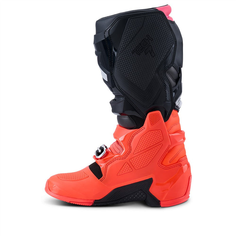 Load image into Gallery viewer, Alpinestars Tech-7 MX Boots Black/Red Fluoro/Pink Fluoro
