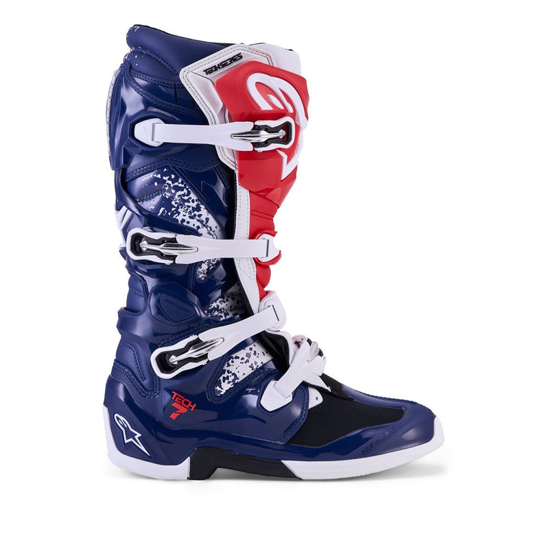 Load image into Gallery viewer, Alpinestars Tech-7 Limited Edition MX Boots Unity Red/White/Blue
