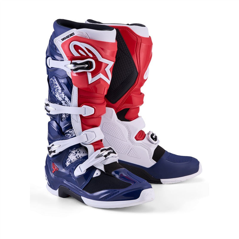 Load image into Gallery viewer, Alpinestars Tech-7 Limited Edition MX Boots Unity Red/White/Blue
