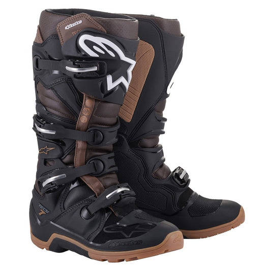 Alpinestars Tech-7 Enduro Boots Black/Dark Brown