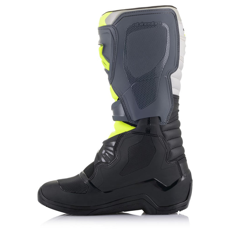 Load image into Gallery viewer, Alpinestars Tech-3 MX Boots Black/Cool Gray/Yellow Fluoro
