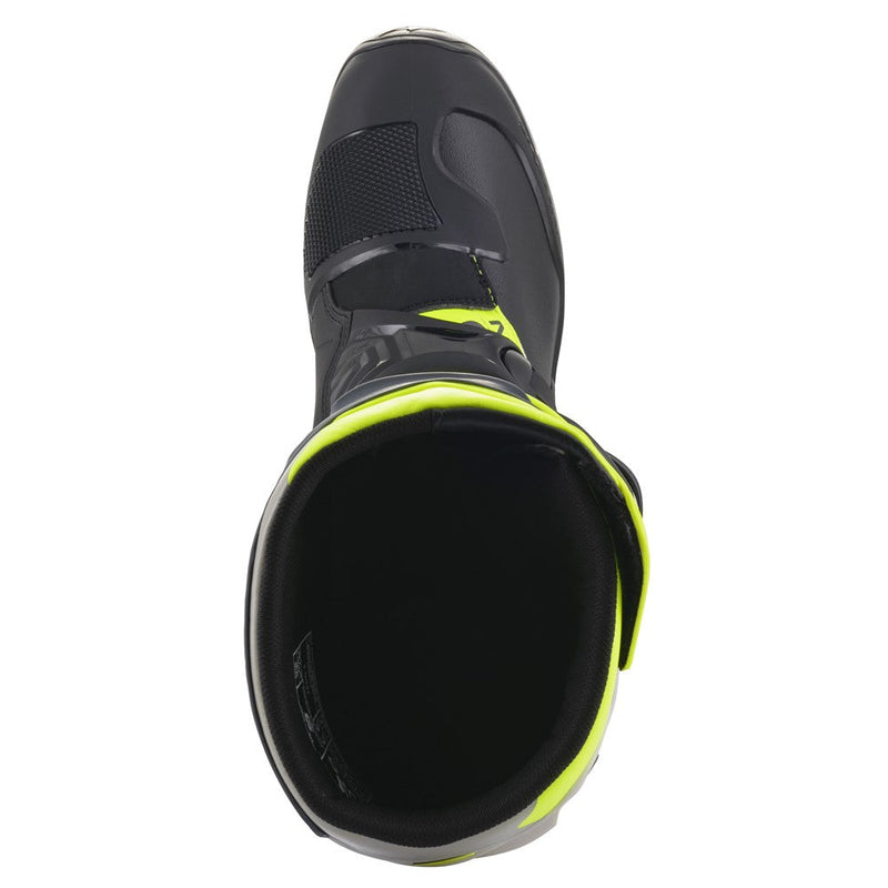 Load image into Gallery viewer, Alpinestars Tech-3 MX Boots Black/Cool Gray/Yellow Fluoro
