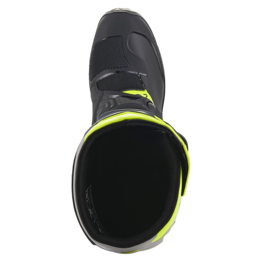 Alpinestars Tech-3 MX Boots Black/Cool Gray/Yellow Fluoro
