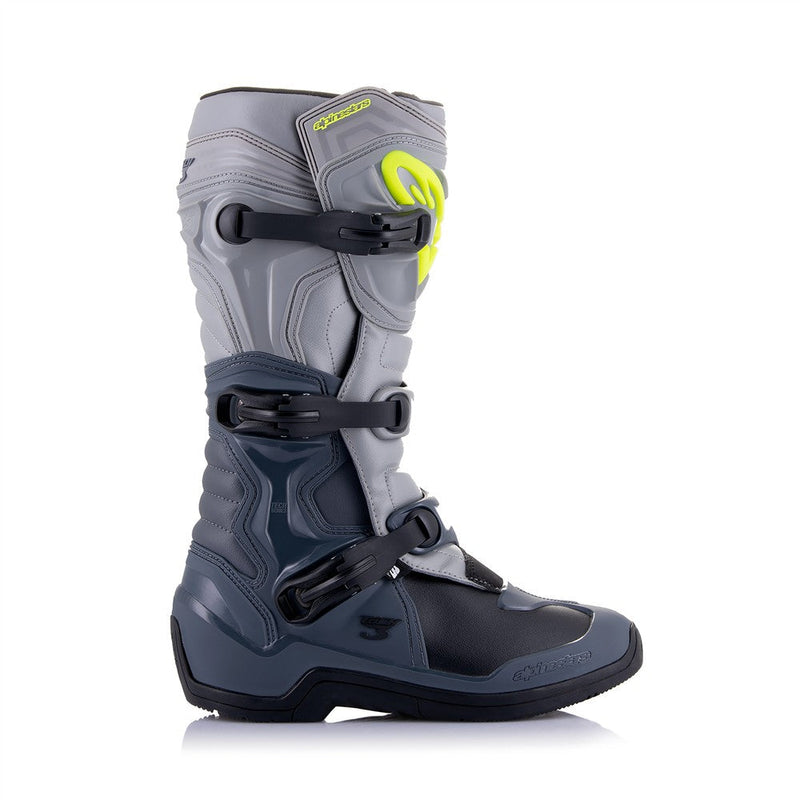Load image into Gallery viewer, Alpinestars Tech-3 MX Boots Dark Gray/Light Gray/Black
