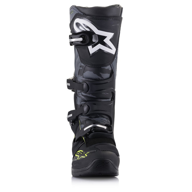 Load image into Gallery viewer, Alpinestars Tech-5 MX Boots Black/Cool Gray/Yellow Fluoro
