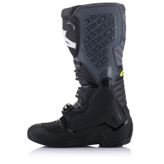 Alpinestars Tech-5 MX Boots Black/Cool Gray/Yellow Fluoro