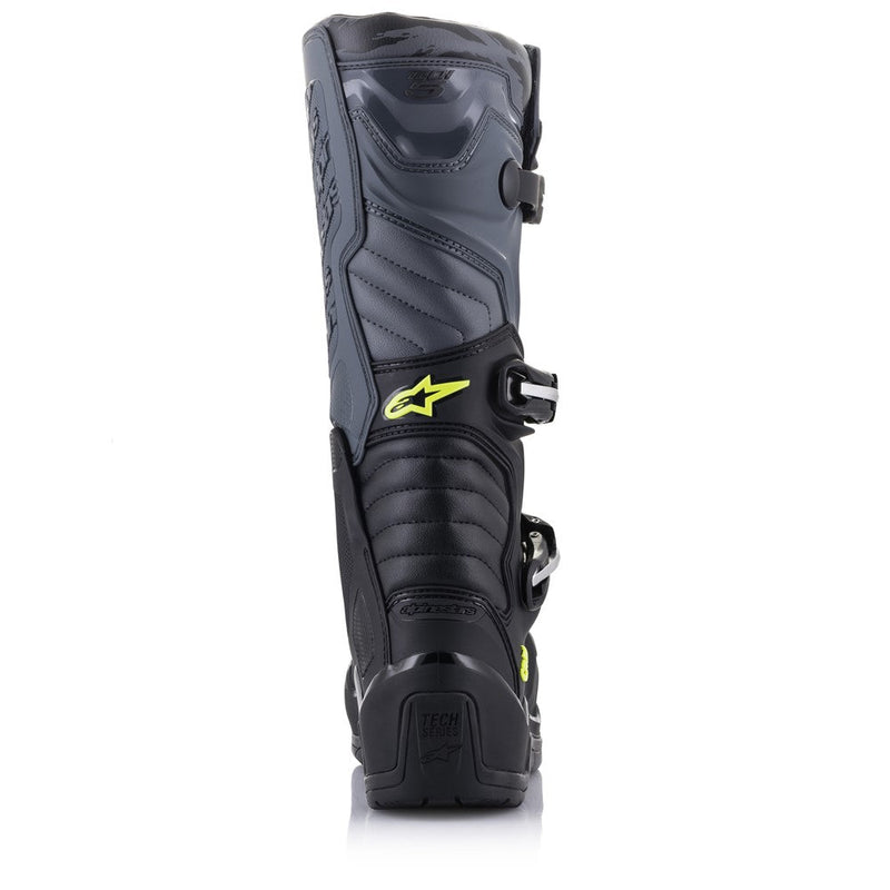 Load image into Gallery viewer, Alpinestars Tech-5 MX Boots Black/Cool Gray/Yellow Fluoro
