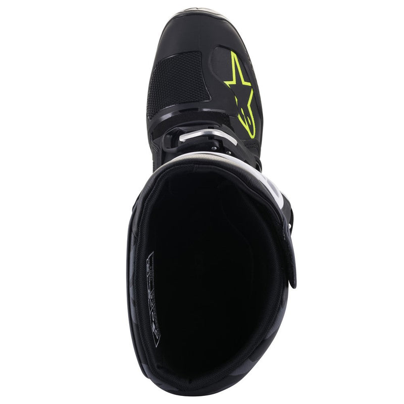 Load image into Gallery viewer, Alpinestars Tech-5 MX Boots Black/Cool Gray/Yellow Fluoro
