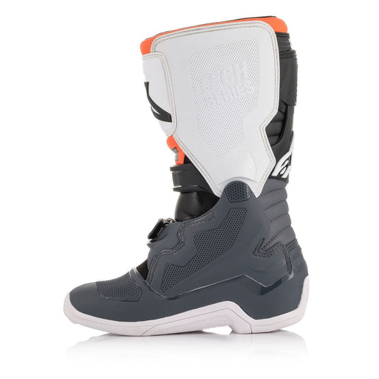 Alpinestars Tech-7S MX Boots Black/Gray/White/Orange Fluoro