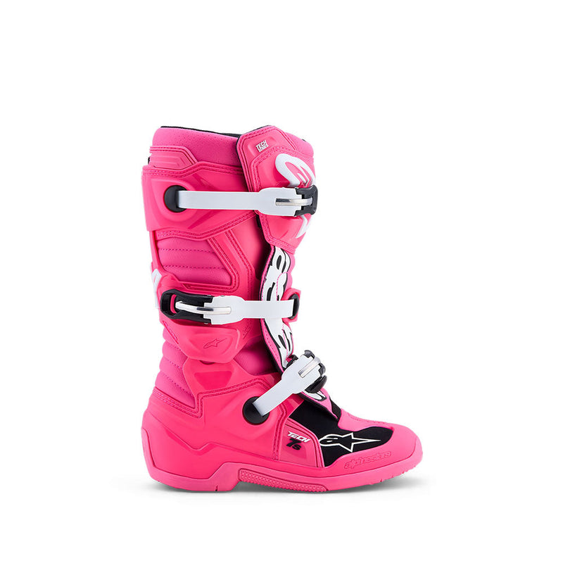 Load image into Gallery viewer, Alpinestars Tech-7S MX Boots Pink Fluoro/Black/White

