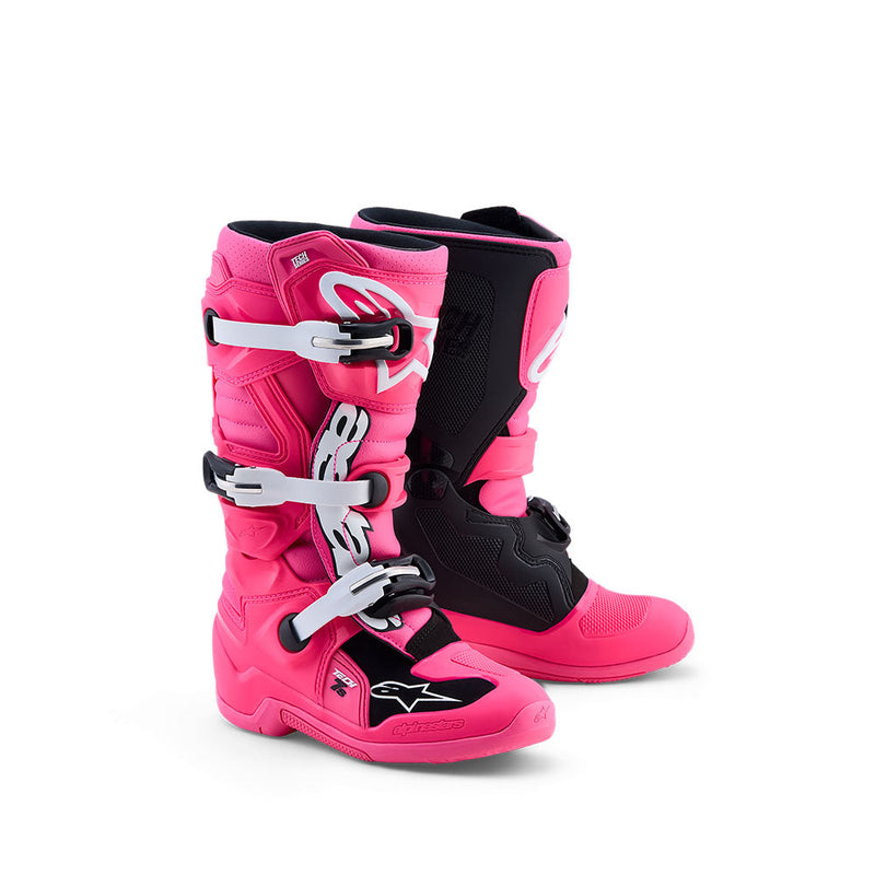 Load image into Gallery viewer, Alpinestars Tech-7S MX Boots Pink Fluoro/Black/White

