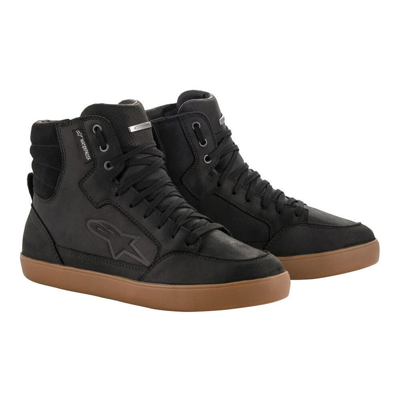 Load image into Gallery viewer, Alpinestars J-6 Waterproof Shoes Black/Gum /42.5
