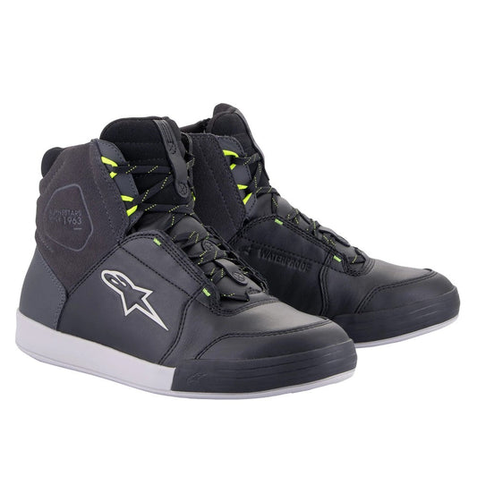 Alpinestars Chrome Drystar Shoes Black/Dark Gray/Yellow Fluoro /42.5