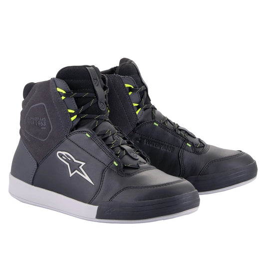 Alpinestars Chrome Drystar Shoes Black/Dark Gray/Yellow Fluoro /42.5