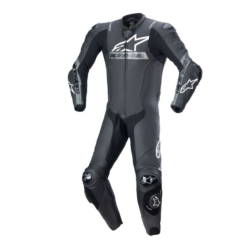 Load image into Gallery viewer, Alpinestars Missile v2 Ward 1Pc Leather Suit Black/Metal/Gray

