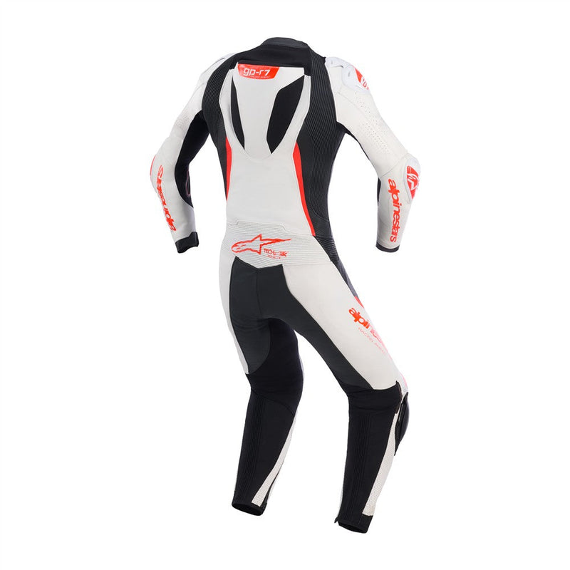 Load image into Gallery viewer, Alpinestars Stella GP-R7 1Pc Leather Suit White/Black/Red Fluoro
