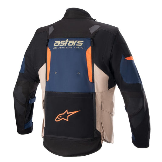 Alpinestars Halo Drystar Jacket Dark Blue/Dark Khaki/Orange Fluoro