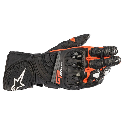 Alpinestars GP Plus R V2 Gloves Black/Red Fluoro