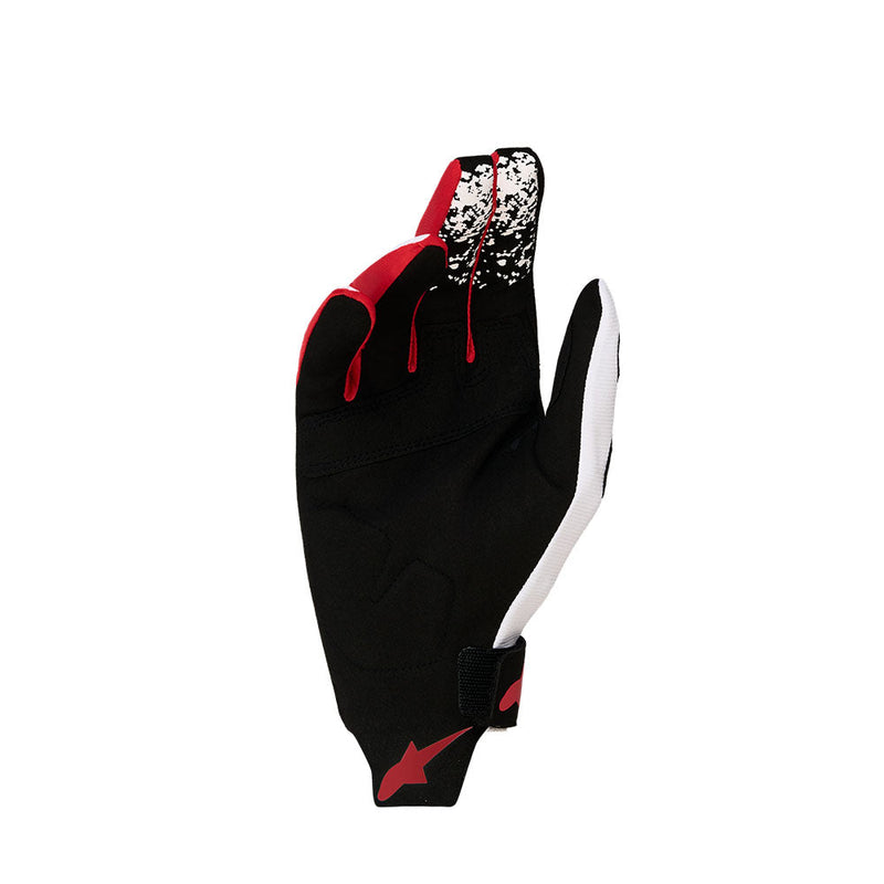 Load image into Gallery viewer, Alpinestars Techstar Gloves Black/White/Red Fluoro
