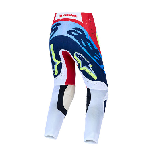 Alpinestars Supertech Dyna Pants Fire Red/White/Navy/Blue