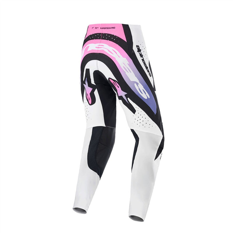 Load image into Gallery viewer, Alpinestars Supertech Pro Vista Pants White/Purple/Black
