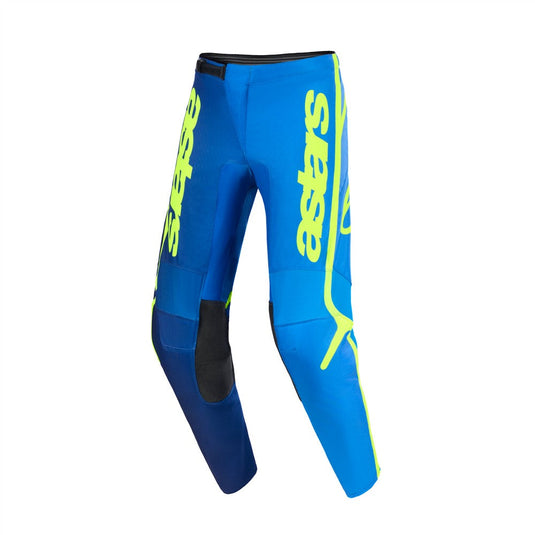 Alpinestars Fluid Apex Pants Blue/Yellow Fluoro