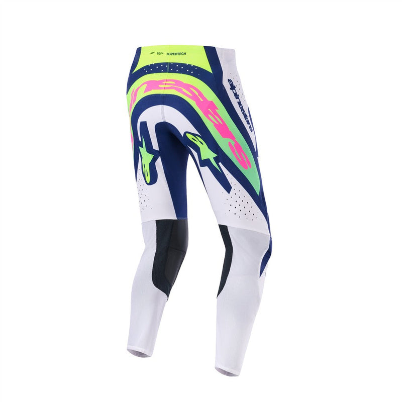 Load image into Gallery viewer, Alpinestars Supertech Vista Pants Light Gray/Yellow Fluoro/Blue
