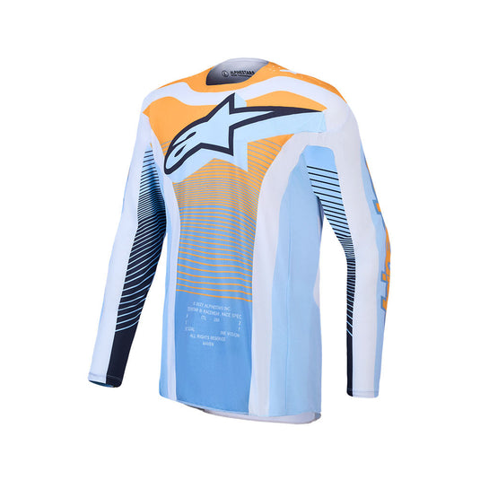 Alpinestars Techstar Maven Jersey Dust Blue/Tangerine/Black