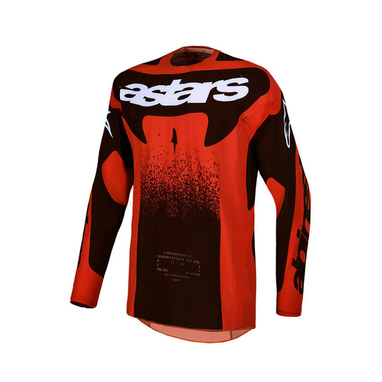 Alpinestars Techstar Swan Jersey Cardinal Red/Black/White