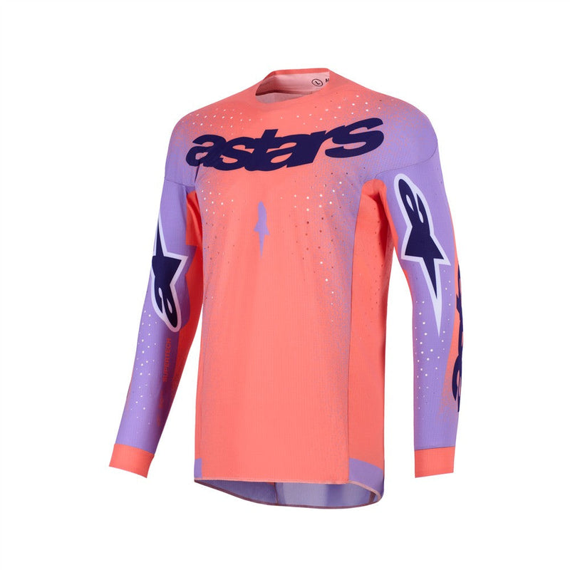 Load image into Gallery viewer, Alpinestars Supertech Scenz Jersey Hot Coral/Purple
