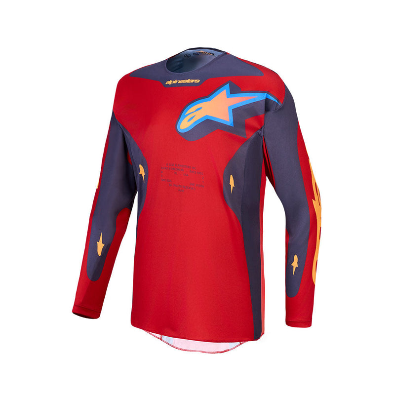 Load image into Gallery viewer, Alpinestars Racer Hunt Jersey Fire Red/Graystone/Hot Coral
