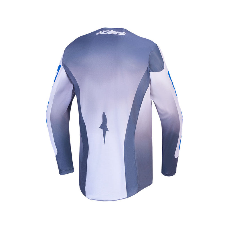 Load image into Gallery viewer, Alpinestars Racer Amber Jersey Ash Gray/Light Lilac/UCLA Blue
