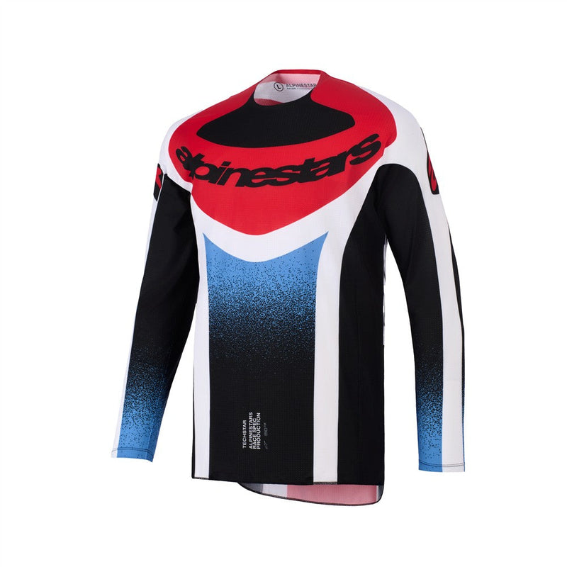 Load image into Gallery viewer, Alpinestars Techstar Knif Jersey Black/White/Red
